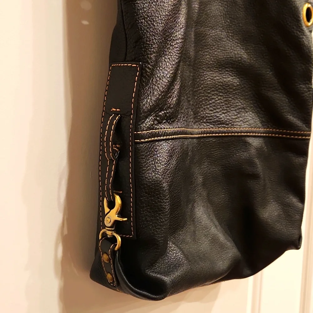 BCBGMaxAzria black leather